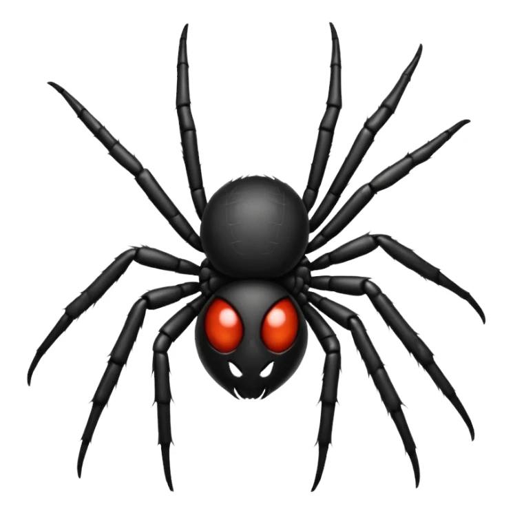 Dead spider sticker