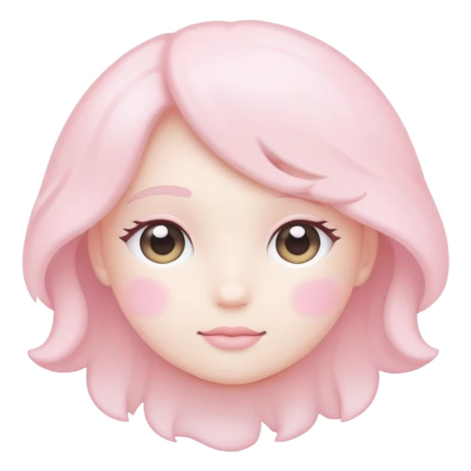 Light pink photo  sticker