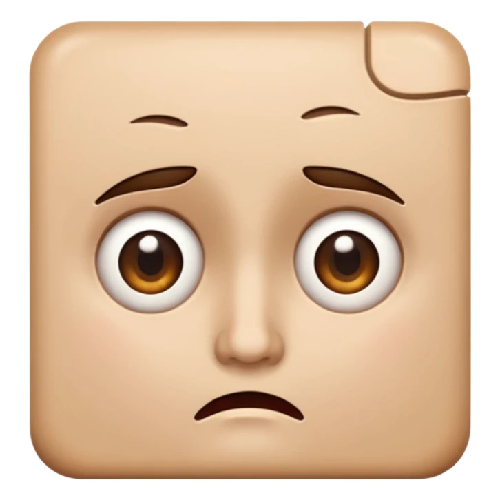 a duhhh face sticker