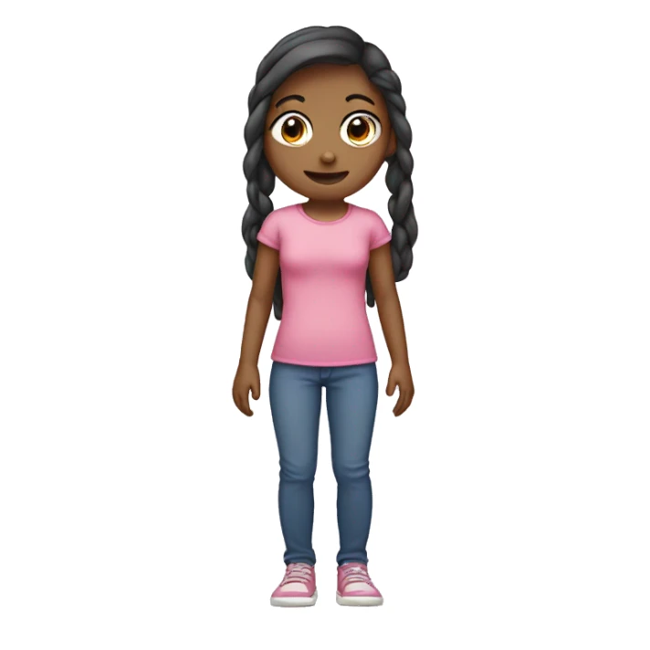 girl with scoliosis  sticker