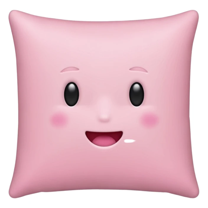 Hey regular light pink pillow with no design sticker