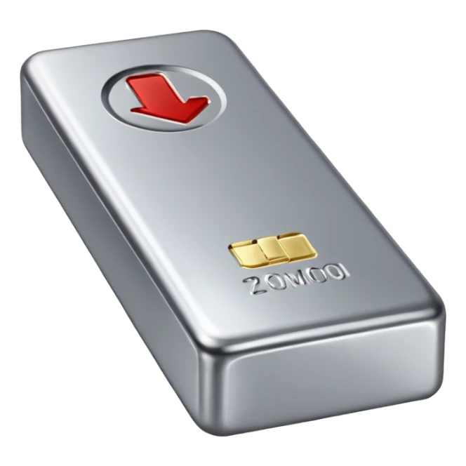 Silver bullion sticker