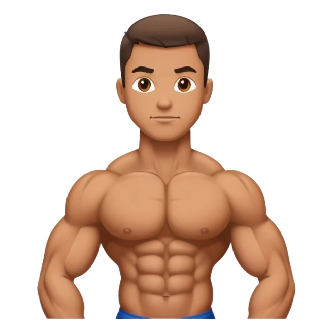 body builder  sticker