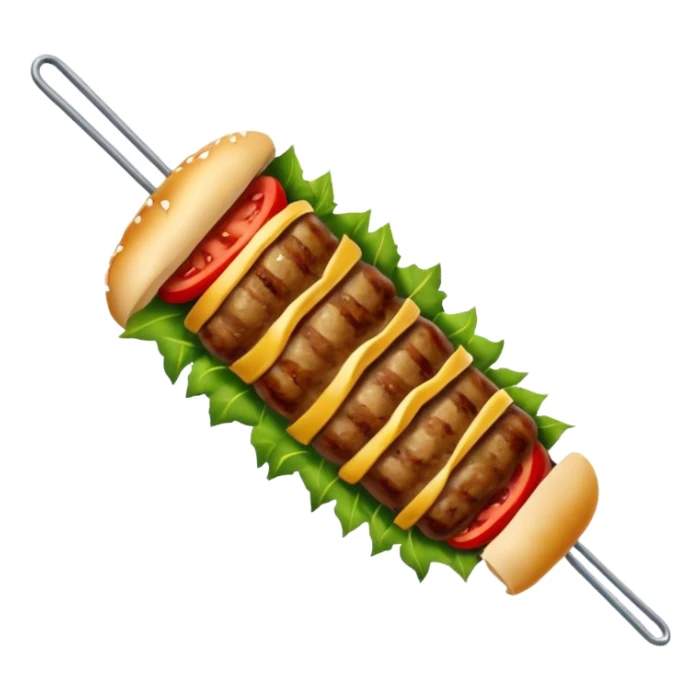 Une broche à kebab sticker