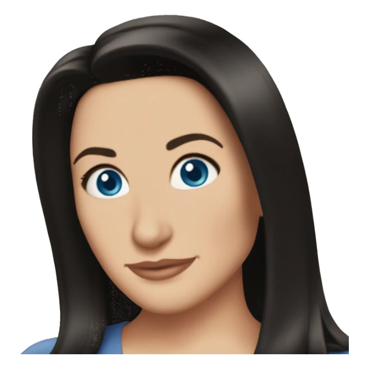 Monica Geller blue eyes sticker