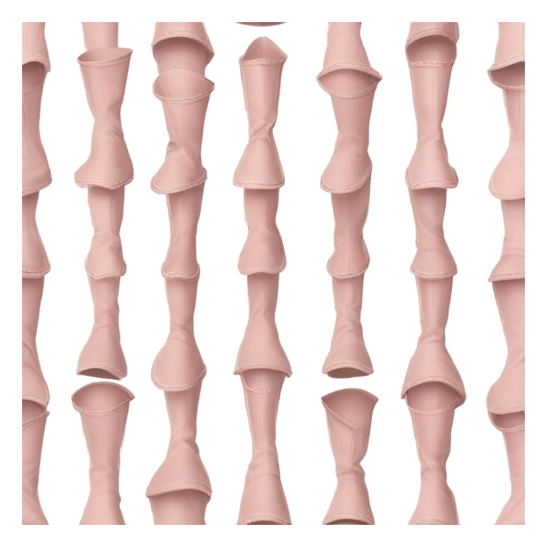 Light pink cossack boots sticker