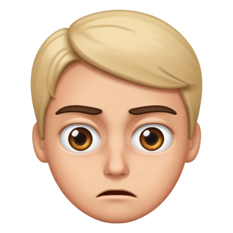 annnoyed rolling eyes sticker