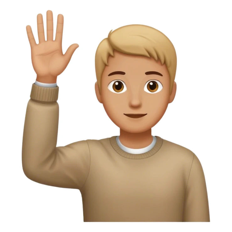 Talk to the hand sticker