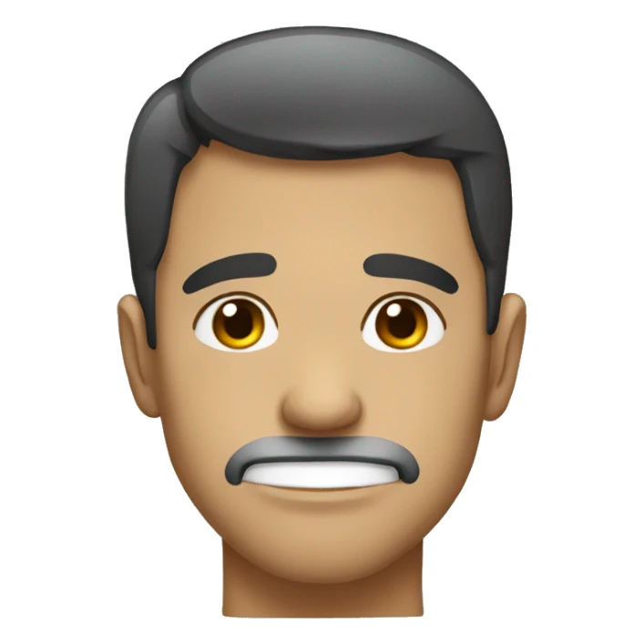 mhm facial expression sticker