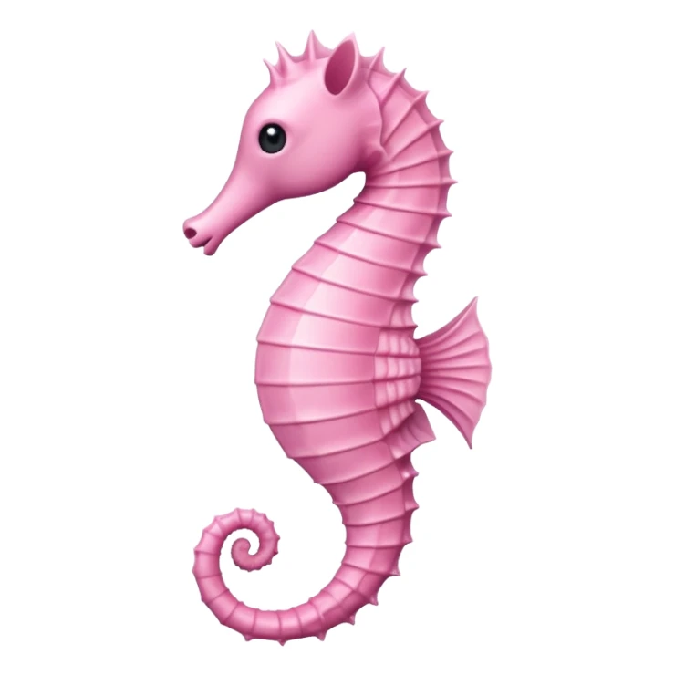 Light Pink Seahorse sticker