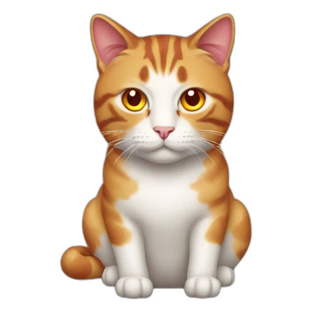 cat with a red bull sticker