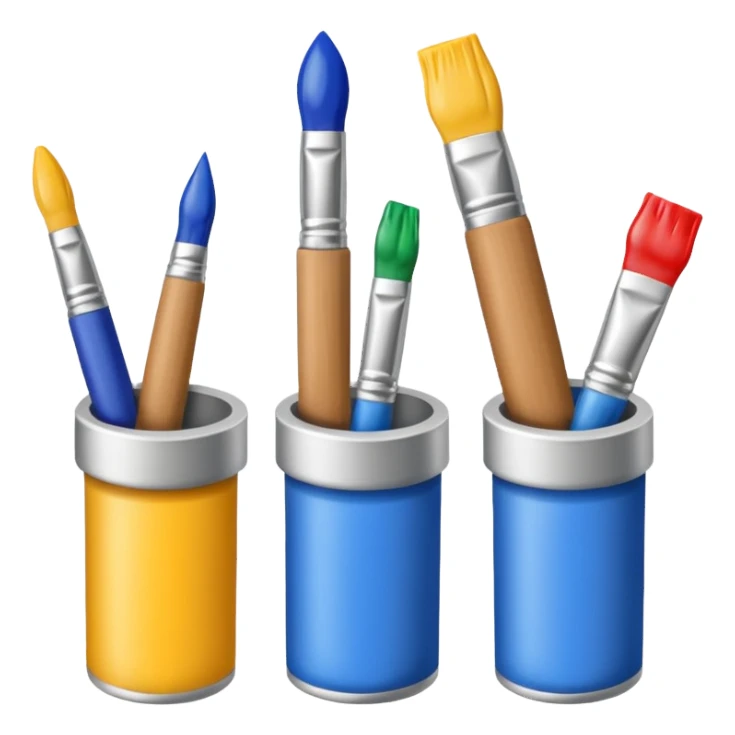artist paint tubes sticker