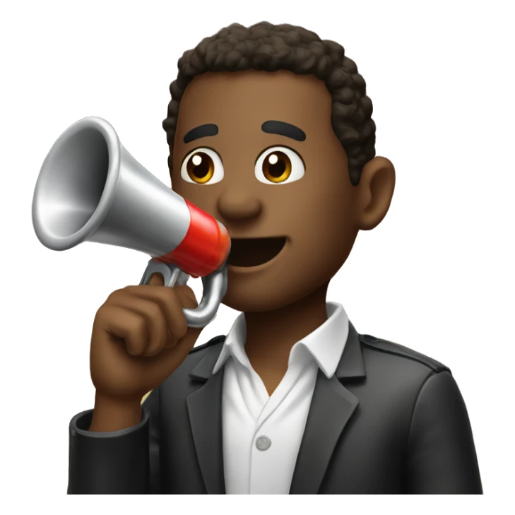 air horn classic black sticker