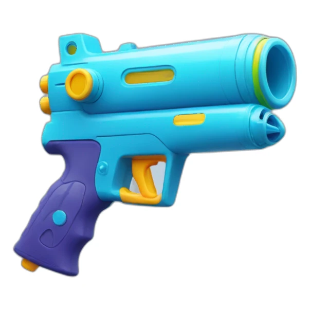 KMS water gun sticker