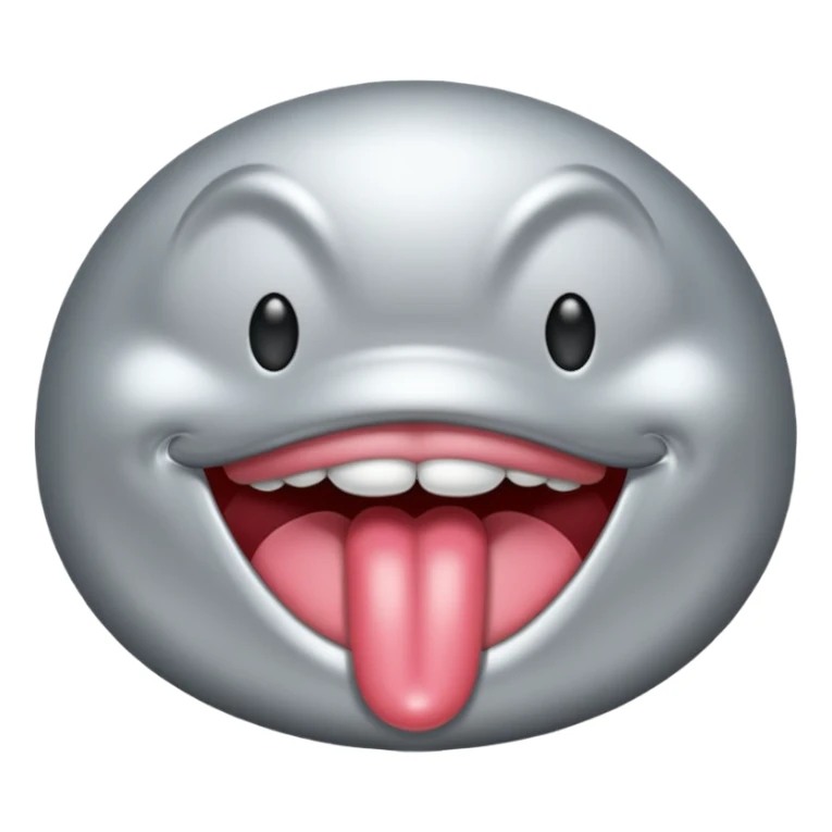 silver tongue sticker