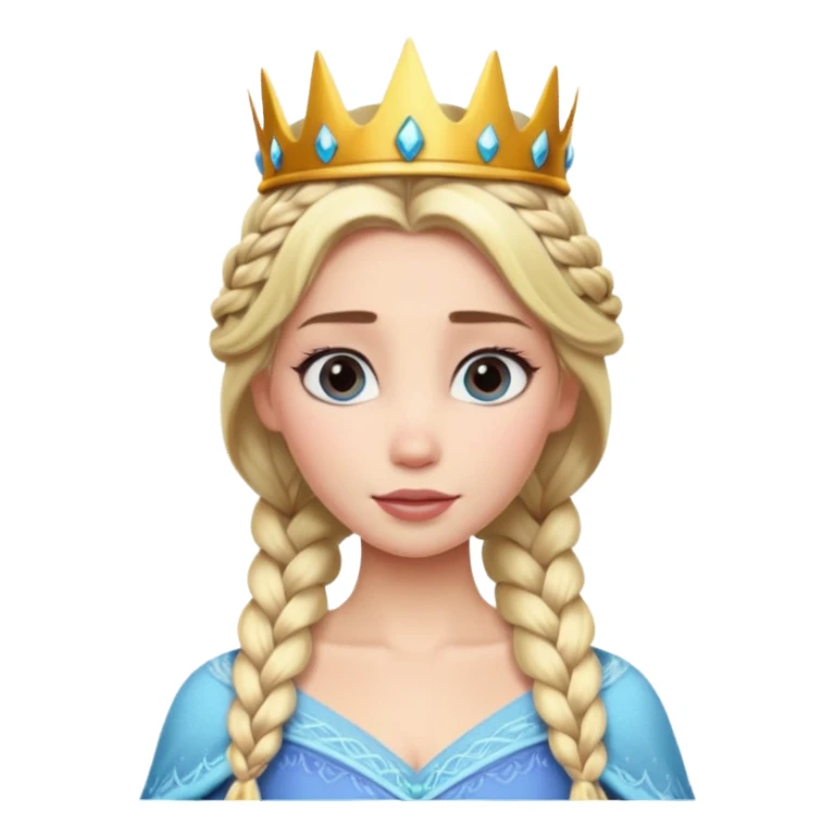 Crown 👑 and Elsa sticker