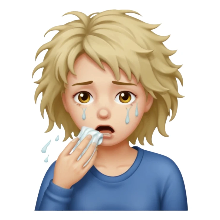 A Woman vomiting sticker