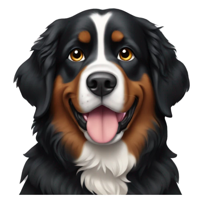 A bernese mountain dog sticker