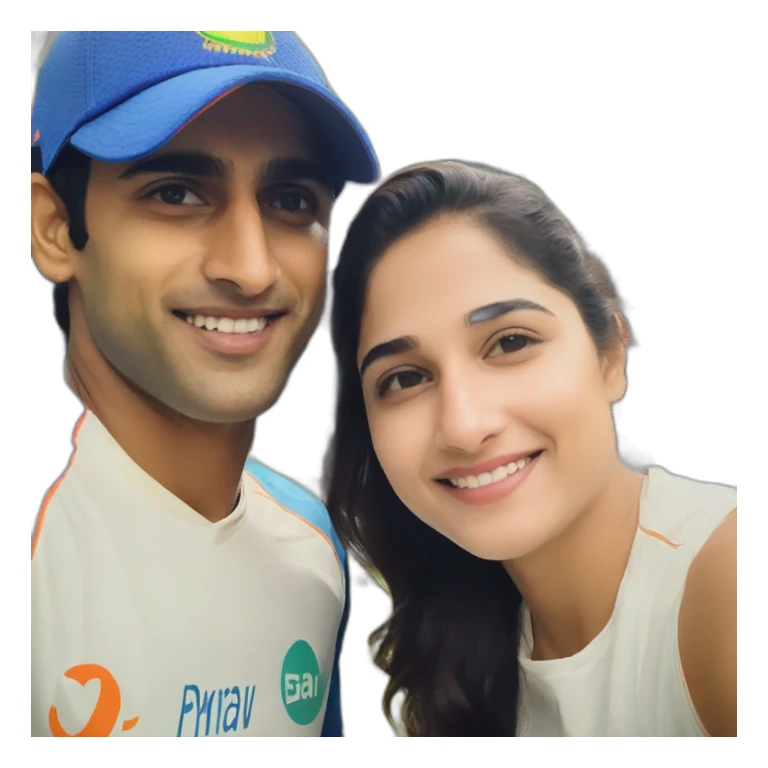 shubhman gill with sara tendulkar sticker