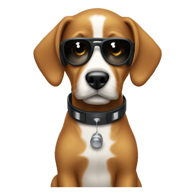 Dog DJ sticker