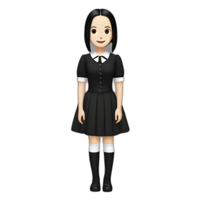 Wednesday adams sticker