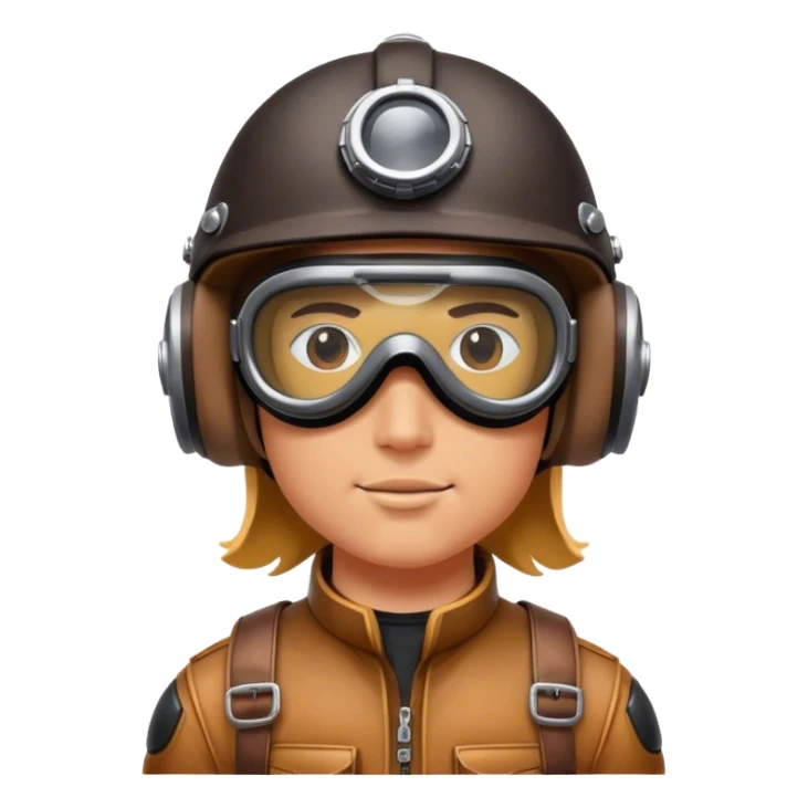 Copilot leather helmet googles sticker