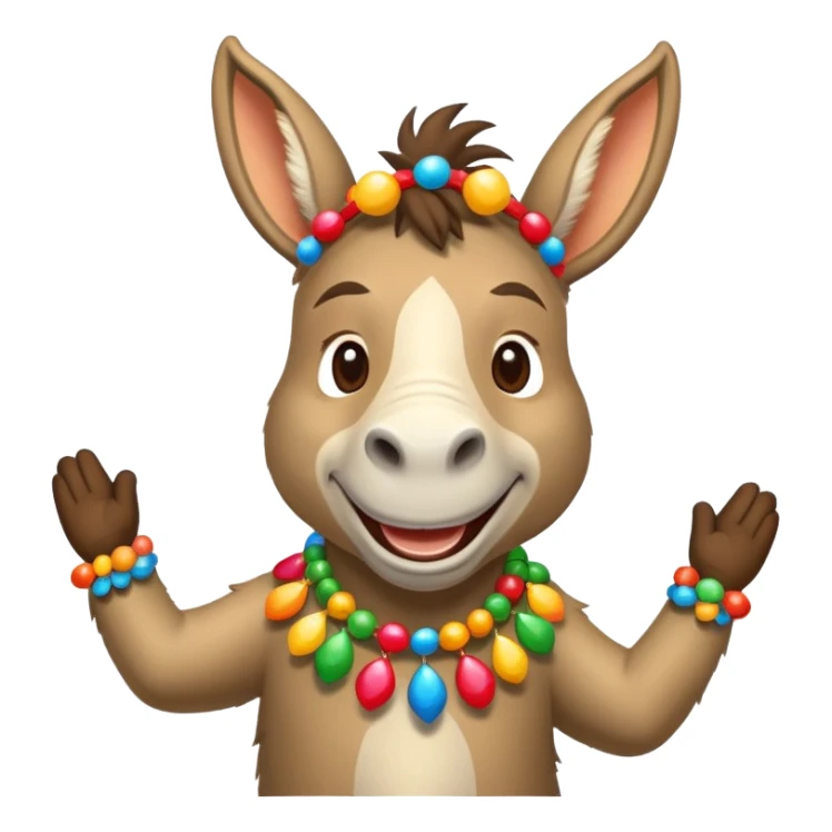 Burro bailando  sticker