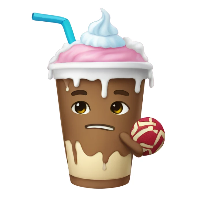 Water Polo eating milkshakes! sticker