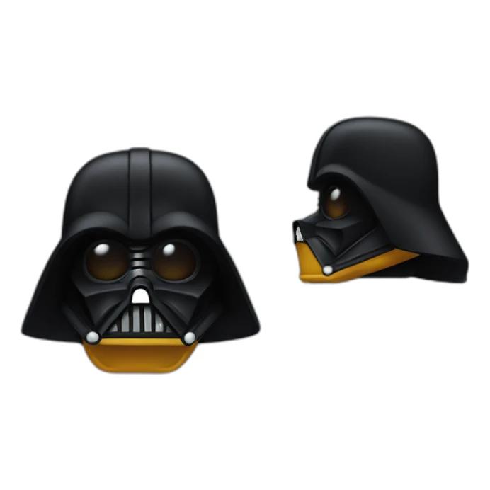 Mickey style dark vador sticker