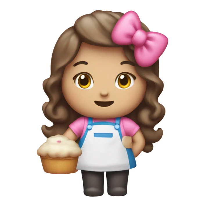 hello kitty baking sticker