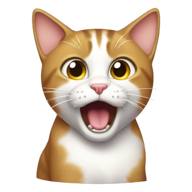 Shocked kitty sticker