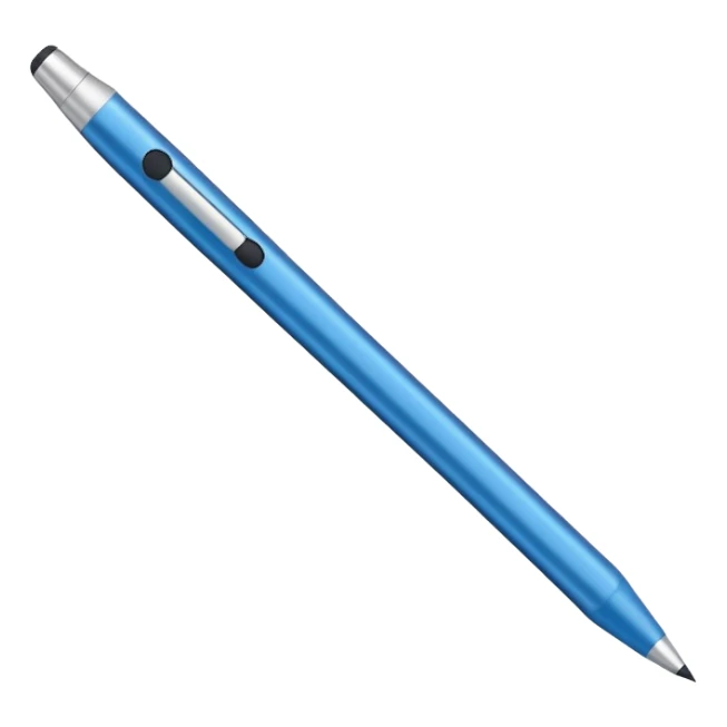 apple pencil in blue sticker