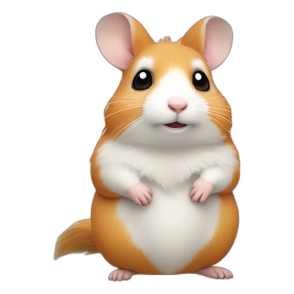 hamster-liebt schneefuchs sticker