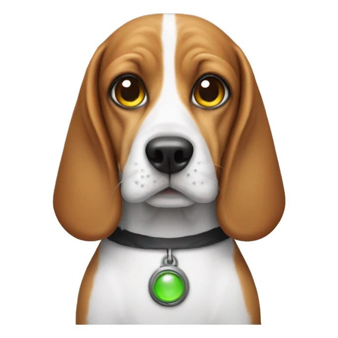 Beagle with alien costume  sticker