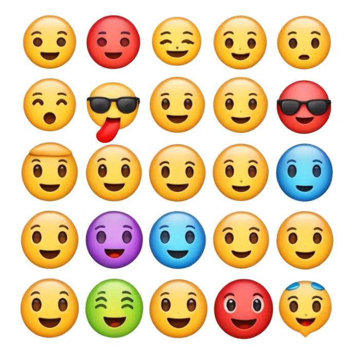 Funny Emojis  sticker