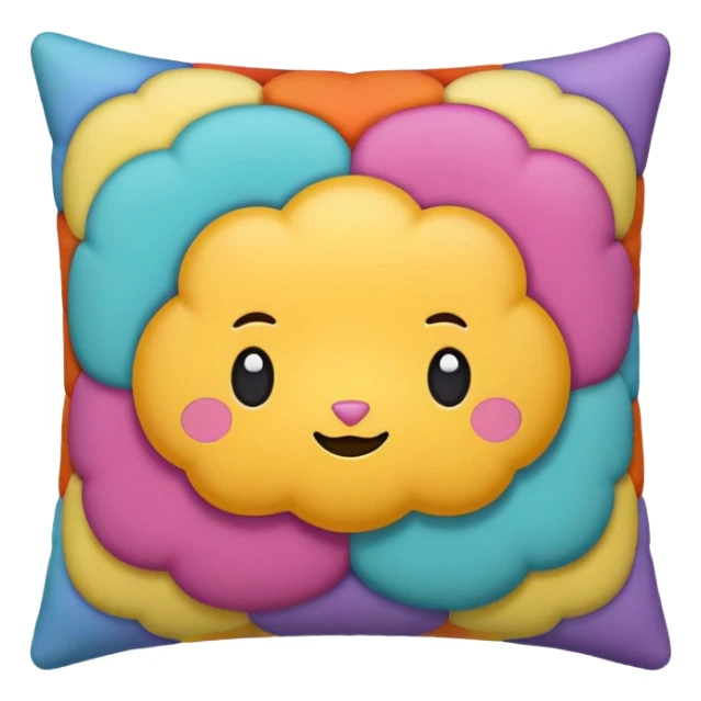 colorful pillow  sticker