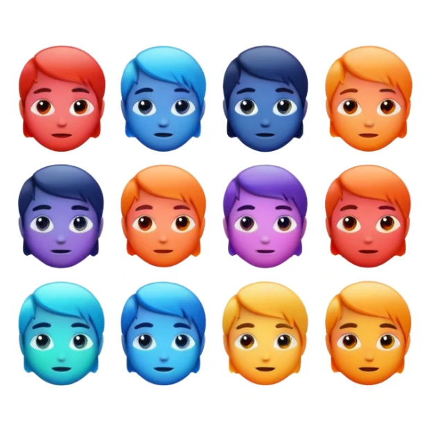 gradient avatar sticker