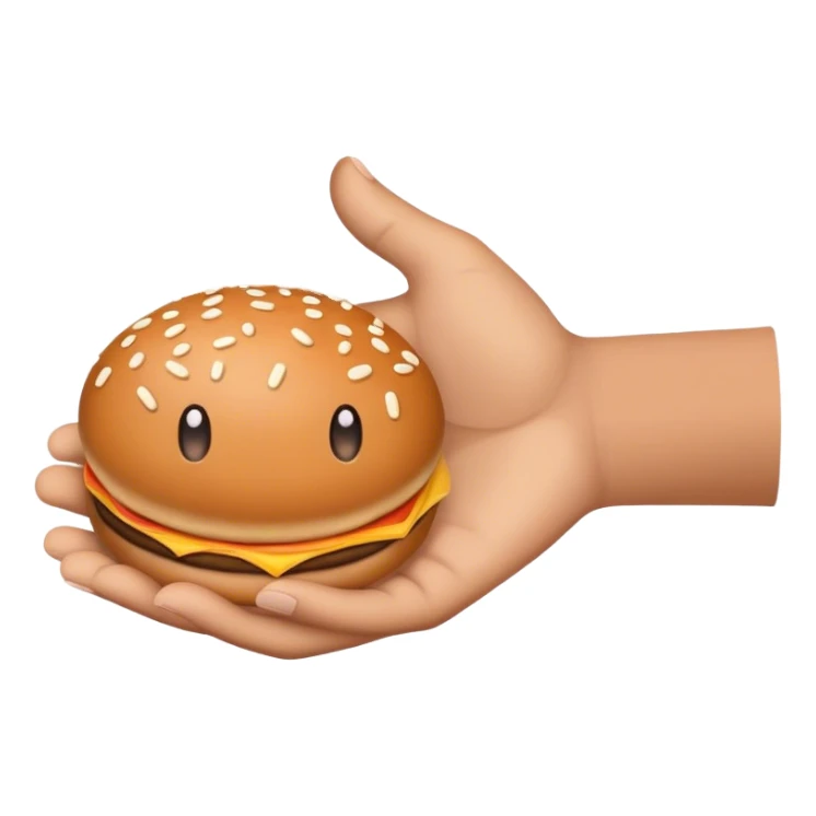 a hand holding a glizzy no bun  sticker