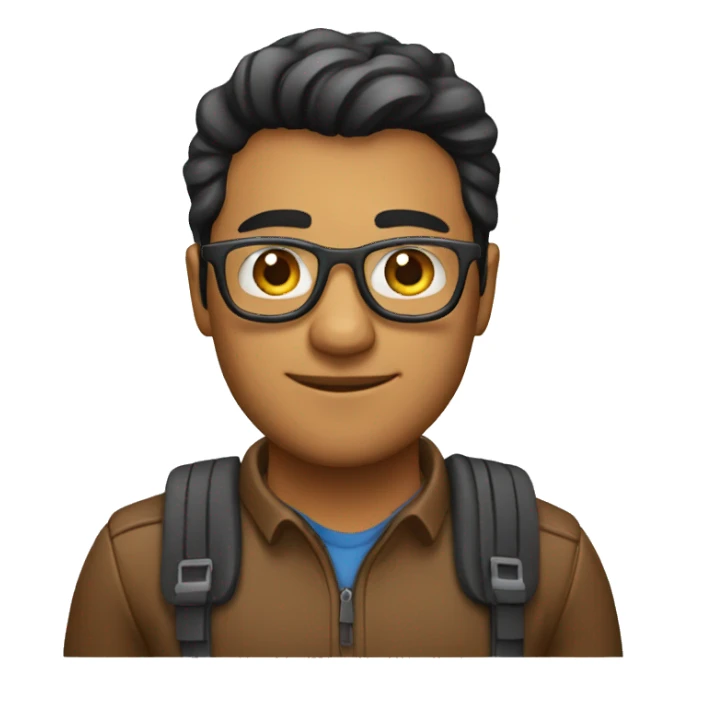 brown software developer from Colombia living in Canada sticker