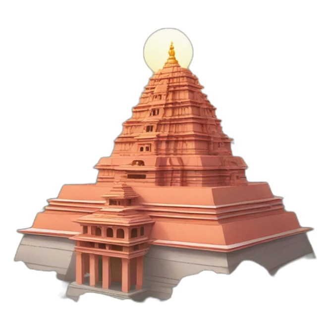 nram mandir sticker