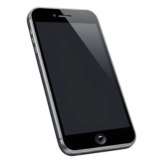 smartphone en estilo minimalista sticker