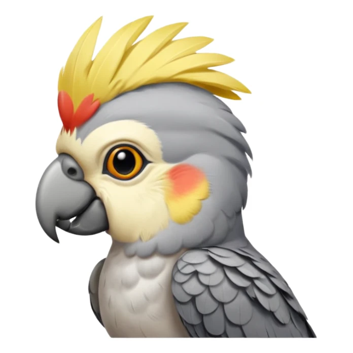 cockatiel parrot bird sticker