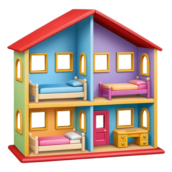 doll house sticker