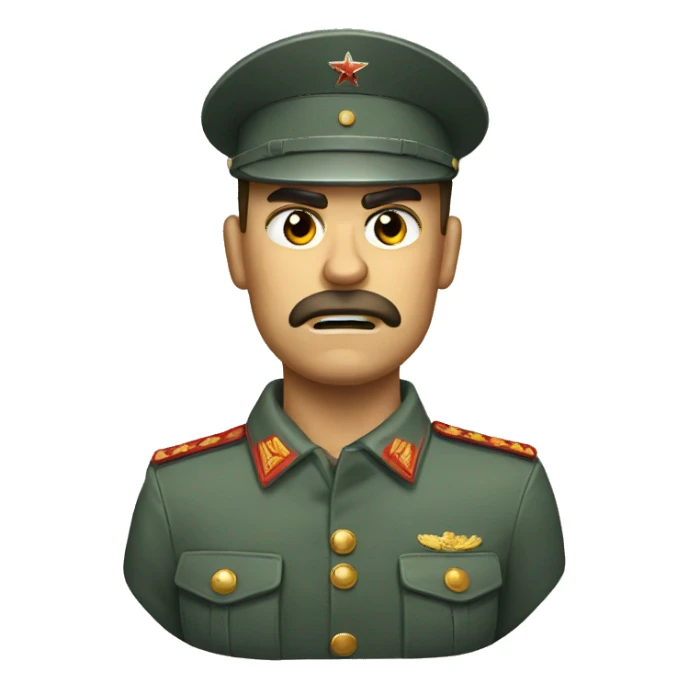 ussr soldier angry sticker