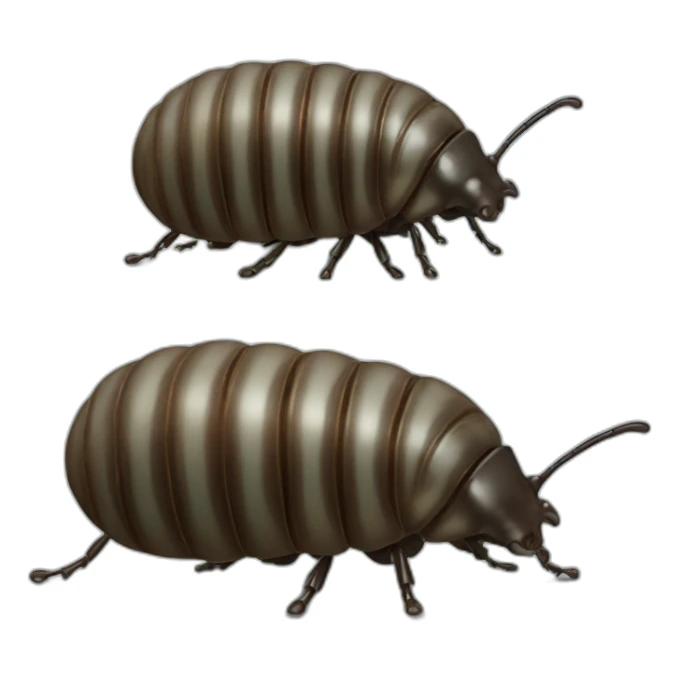 Pill bug sticker