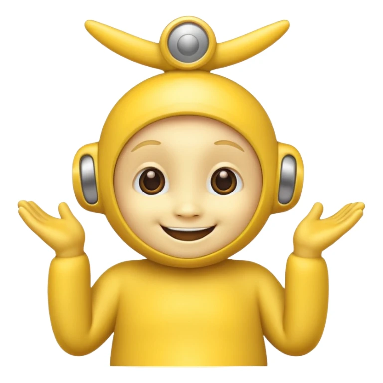 Sarı Teletabi sticker