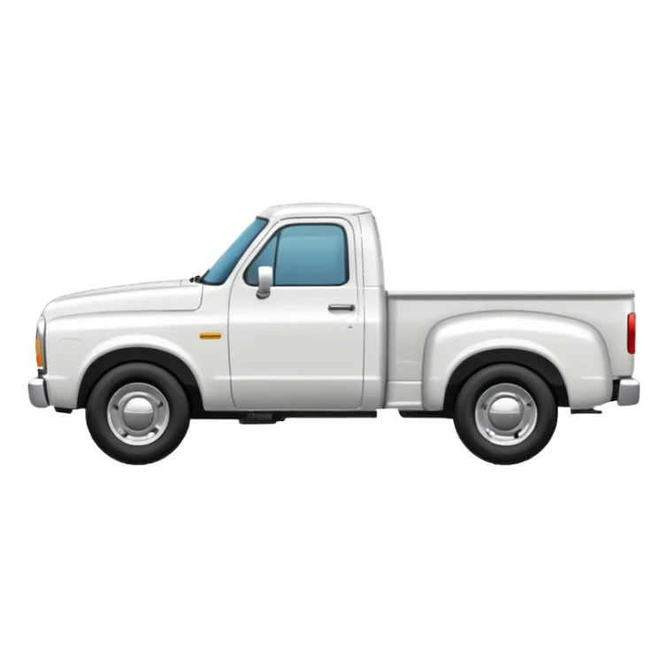 SINGLE WHITE PICKUP TRUCK SIDE VIEW "EllisDon"  sticker