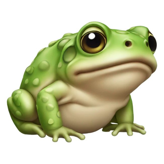 Cute toad sticker