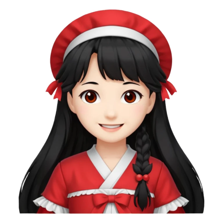 reimu hakurei from touhou project 07 sticker