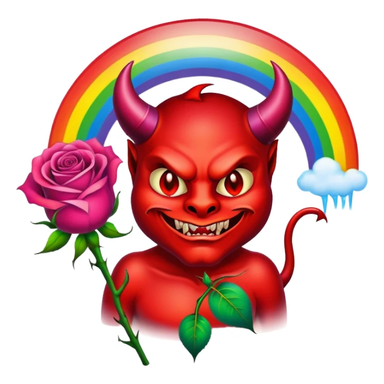 😈🌹🌈 sticker